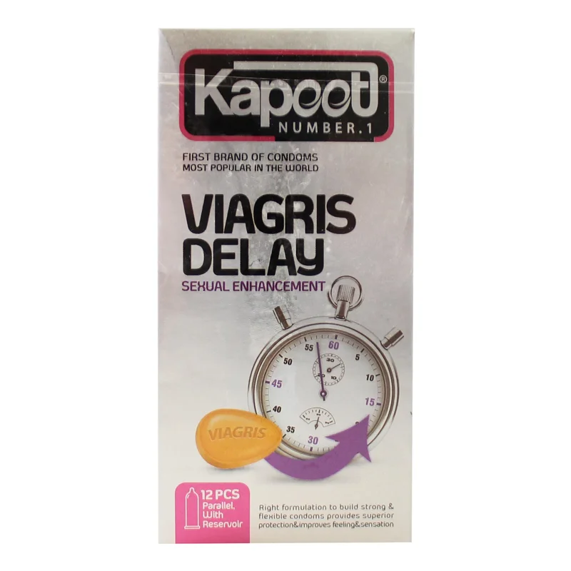کاندوم کاپوت مدل Viagris Delay بسته 12 عددی